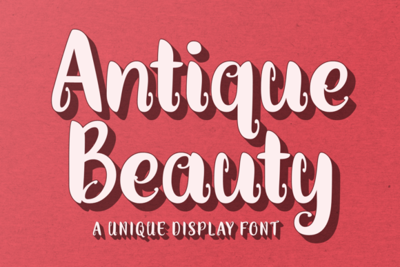 Antique Beauty Font: Elevate Your Brand with Timeless Elegance