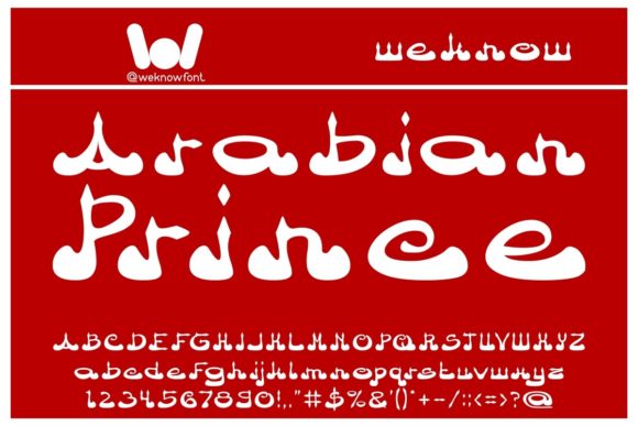 Arabian Prince: A Display Font That Actually Delivers