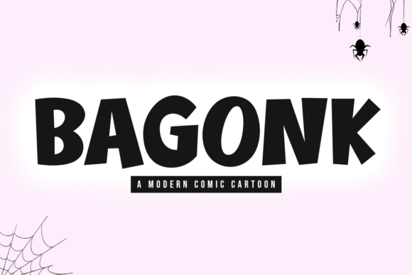 Bagonk: A Bold, Modern Display Font for Handmade Creators
