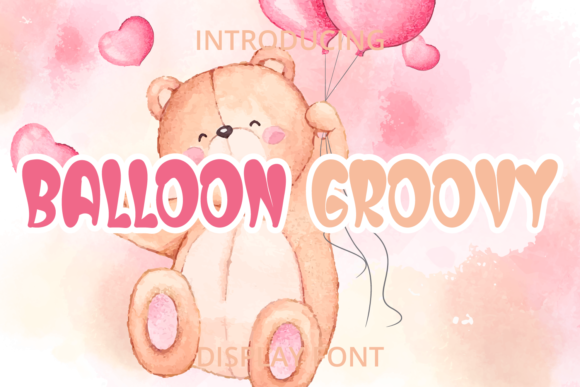 Balloon Groovy: A Playful Display Font for Bright, Brand-Forward Web Design