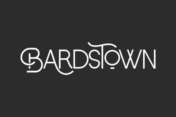 Bardstown Font: A Distinct Display Typeface for Small Business Branding