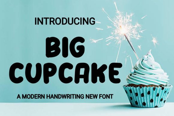 Big Cupcake: A Playful Display Font That Earns Its Place