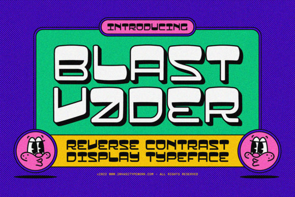 Blastvader: A Retro Display Font That Delivers Punch, Not Pretense