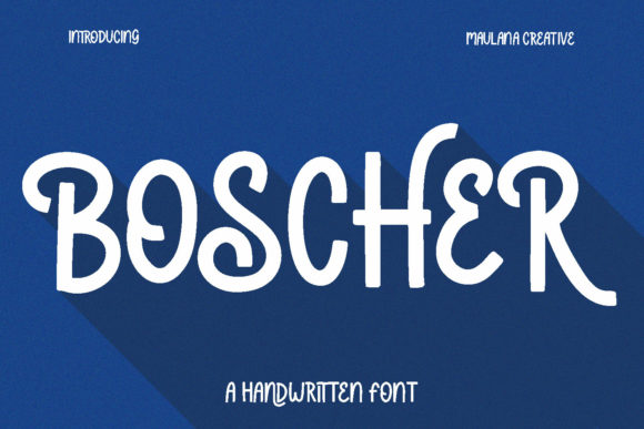 Boscher: A Display Font That Adds Personality Without Sacrificing Clarity