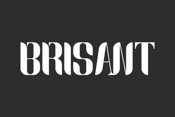 Brisant: A Cool, Casual Display Font for Digital Branding