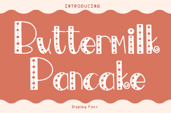 Buttermilk Pancake: A Chic Display Font for Digital Branding