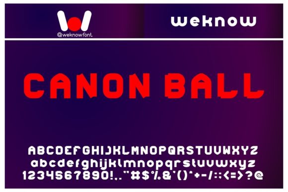 Canon Ball: A Display Font That Makes Your Brand Instantly Memorable