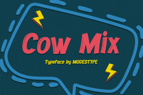 Cow Mix: A Display Font That Delivers Personality at a Glance