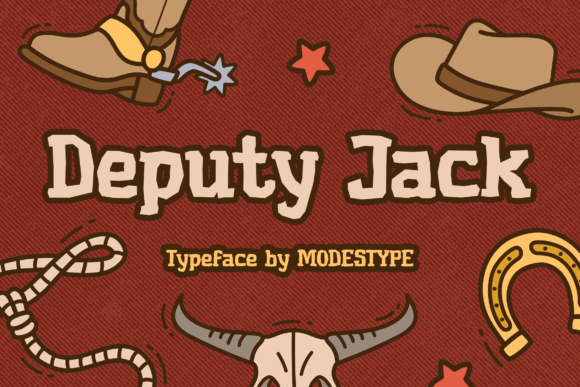 Deputy Jack: A Vintage Display Font for Playful Digital Branding