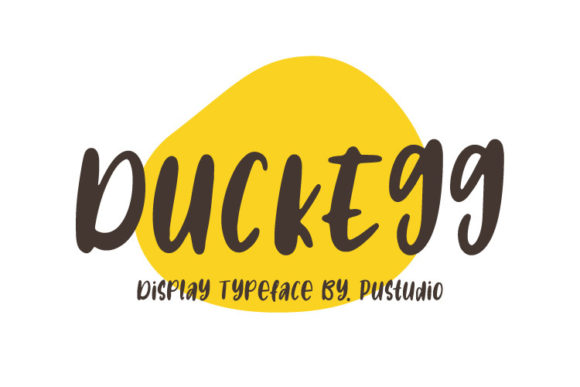 Duck Egg: A Display Font That Feels Like Handwritten Warmth