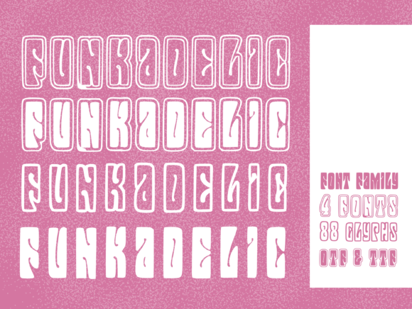 Funkadelic Family: A Display Font That Delivers Personality at First Glance