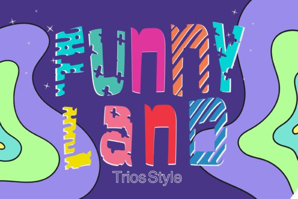 Funny Land: A Cheerful Display Font for Handmade Creators