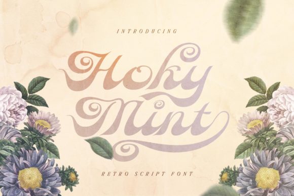 Hoky Mint: A Retro Display Font That Adds Instant Polish