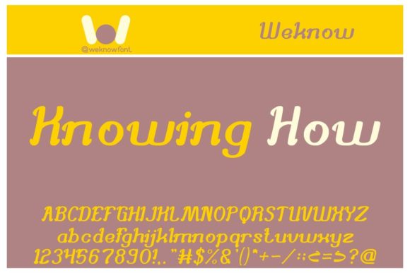 Knowing How: A Display Font That Feels Like Handmade Magic
