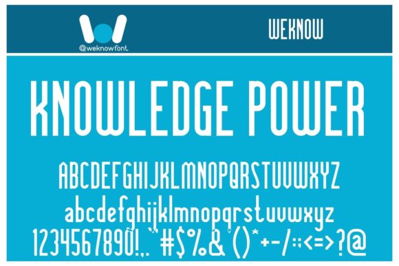 Knowledge Power: A Bold Display Font That Elevates Real Branding