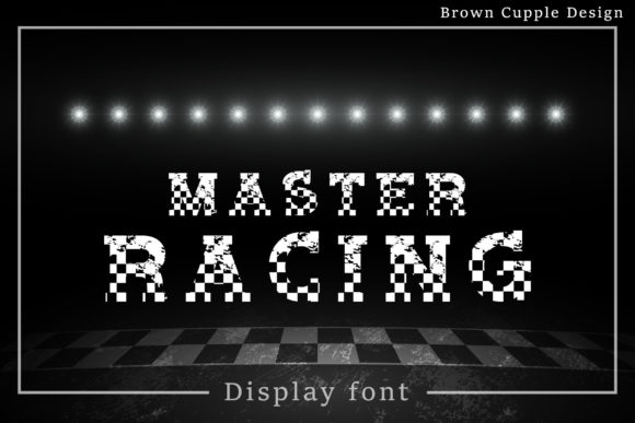 Master Racing Font: A Retro Display Typeface for Standout Branding