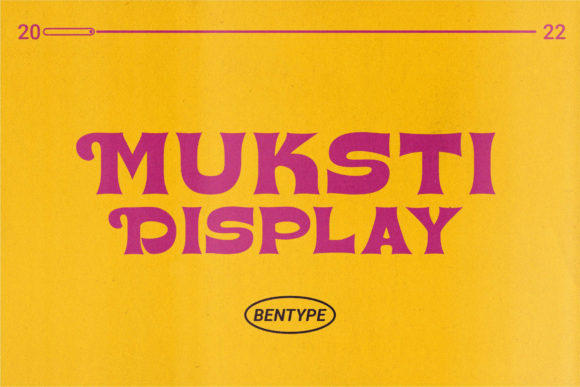 Muksti: A Wavy Display Font with Editorial Warmth