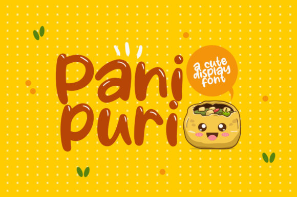Panipuri: A Bold, Playful Display Font That Demands Attention