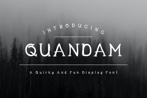 Quandam: A Paintbrush Handwritten Display Font That Feels Like a Thoughtful Gesture