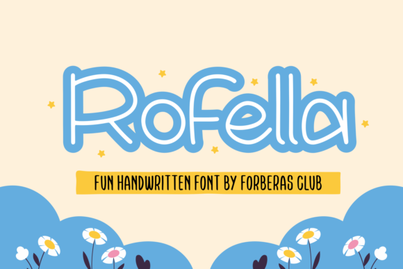 Rofella: A Playful, Handcrafted Display Font That Lifts Your Brand