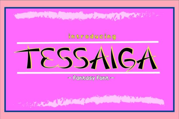 Tessaiga Font: A Display Typeface That Cuts Through the Feed