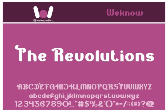 The Revolutions Display Font for Bold Digital Identity