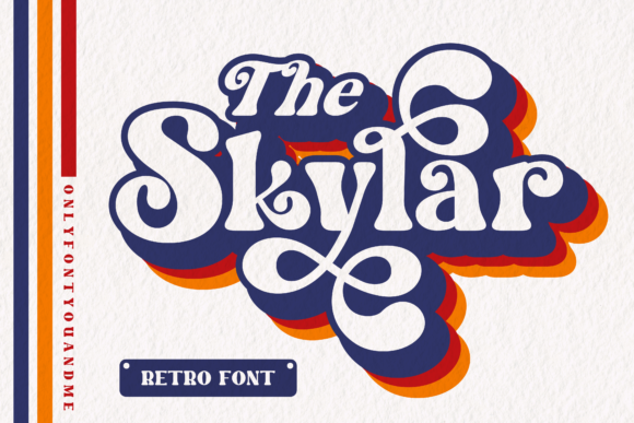 The Skylar: A Retro Display Font That Actually Works