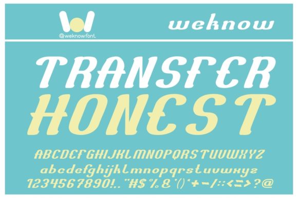 Transfer Honest: A Display Font That Feels Both Polished and Human