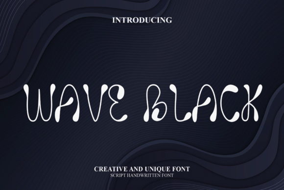 Wave Black: A Contemporary Display Font for Editorial Design