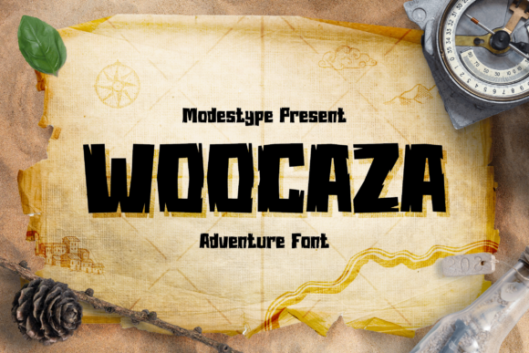 Woocaza: A Playful Display Font for Memorable Branding