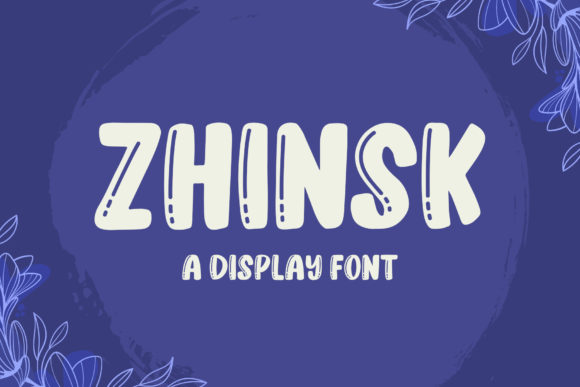 Zhinsk: A Fresh Display Font for Branding & Craft Projects
